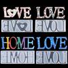 Love Home Letter силиконовая форма эпоксидная смола ювелирная форма литье смолы подвеска форма подходит для поделок из смолы своими руками