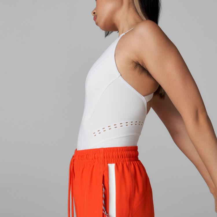 Adidas X Stella McCartney Высокоинтенсивная йога-майка для занятий спортом, однотонная женская белая майка HD9100