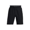 Woven Training Solid Logo Sports Casual Shorts Men Bottoms Black 1370384-001