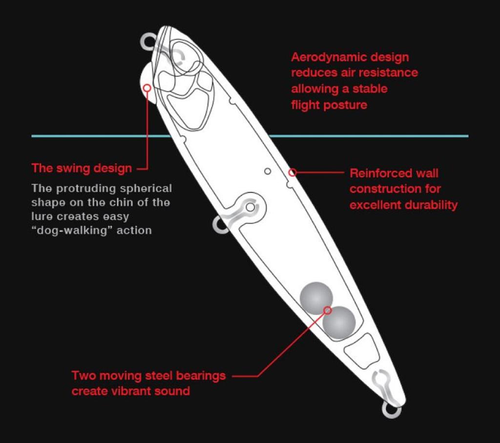 DUO Плавающая приманка Realis Pencil 130 Bone Topwater BCC3008 (7308)