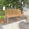 VidaXL Garden Bench 150 Cm Solid Teak Wood