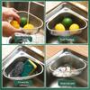 FATTBAO Triangular 304 Stainless Steel Sink Strainer Basket
