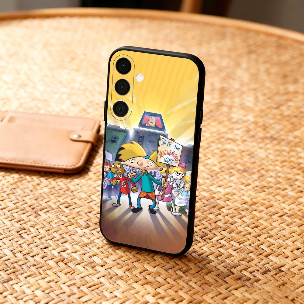Чехол для телефона A-Arnold H-Helga для Samsung A73,72,71,A52,51,40,41,A22,A32,31,A13, Мягкий черный корпус