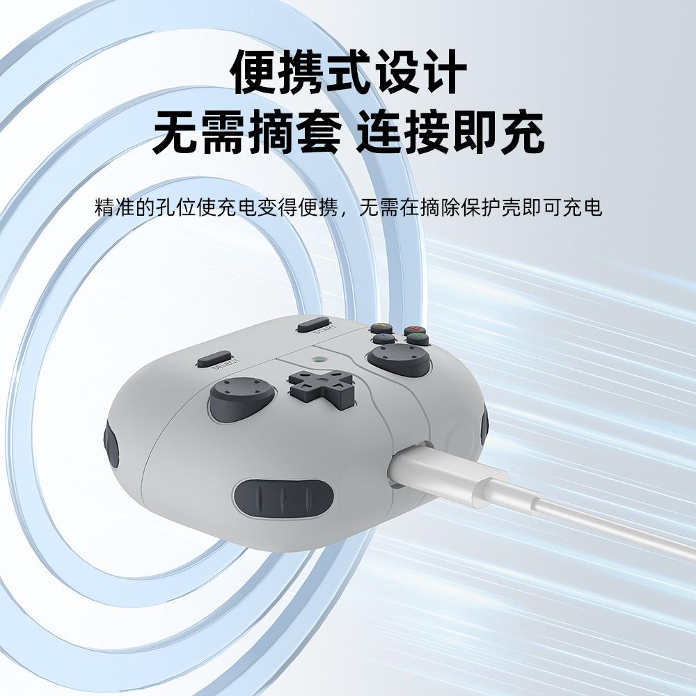 Для Sumsang Galaxy Buds3 / Buds 3 Pro силиконовый ретро игровой чехол милый защитный чехол с карабином защитный чехол кожа