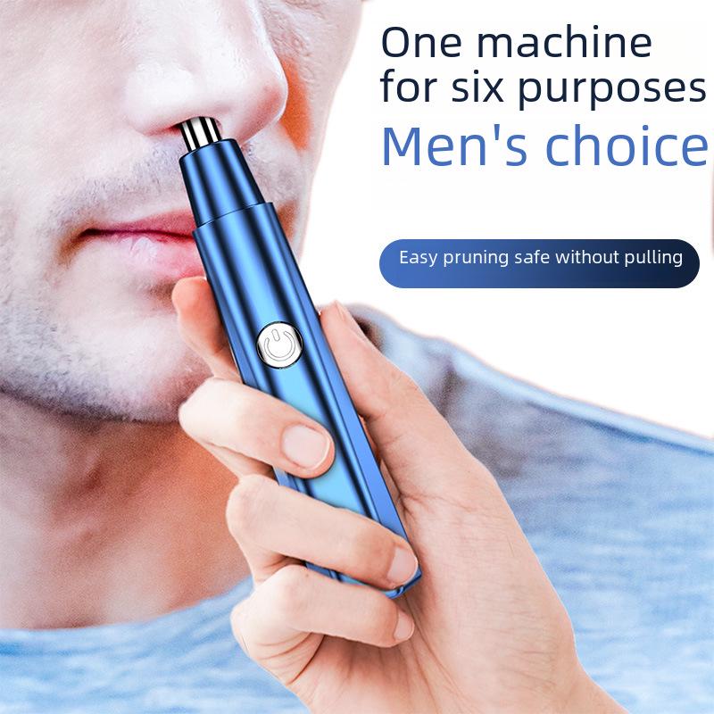 Триммер для носа и ушей для мужчин 2021 года — мини-бритва для носа, бакенбард и ушей