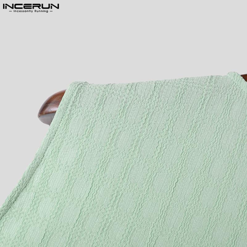 INCERUN Мужские летние однотонные майки без рукавов с V-образным вырезом