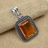 Honey Topaz Gemstone 925 Sterling Silver Подарочная подвеска для ювелирных изделий ручной работы для нее