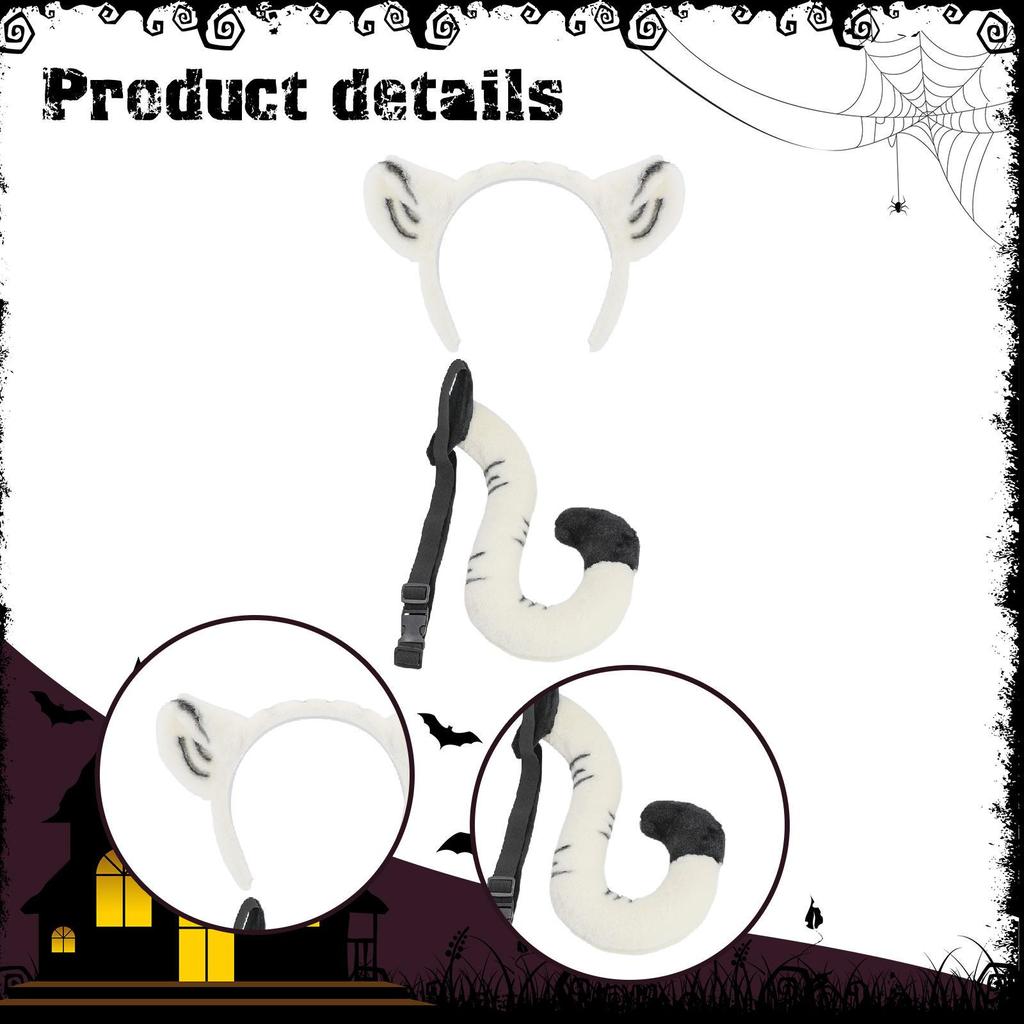 Набор животных ушей и хвоста для ролевых игр, года, показов мод