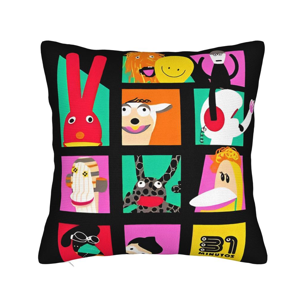 31 Minutos Chilean Comedy Square Pillow Case Cushion Covers Customized Polyester Decor Throw Pillow Case Cover for Home 45x45cm