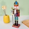 Щелкунчик орнамент, деревянный Щелкунчик, фигурка солдата, праздничное рождественское украшение для украшения дома