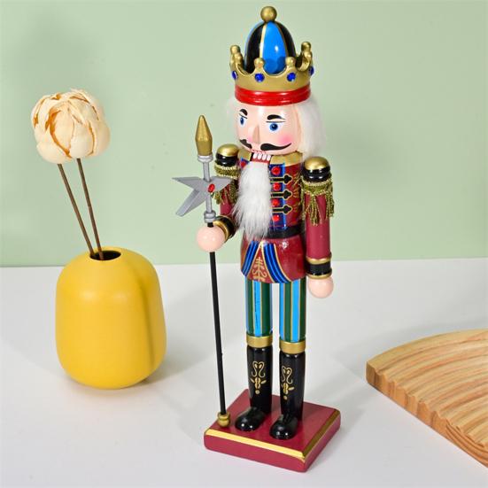 Щелкунчик орнамент, деревянный Щелкунчик, фигурка солдата, праздничное рождественское украшение для украшения дома