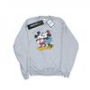 Disney Mens Mickey Mouse Mickey And Minnie Kiss Sweatshirt