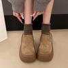 Баотоу полутапочки на толстой подошве женская осенняя одежда 2025 года новые туфли Muller знаменитости из Интернета обувь без каблука для ленивых кексов