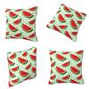 Cute Watermelon Slices Square Pillowcase Cushion Cover Decorative Pillow Case Throw Pillow Cover for Home Bedroom Car