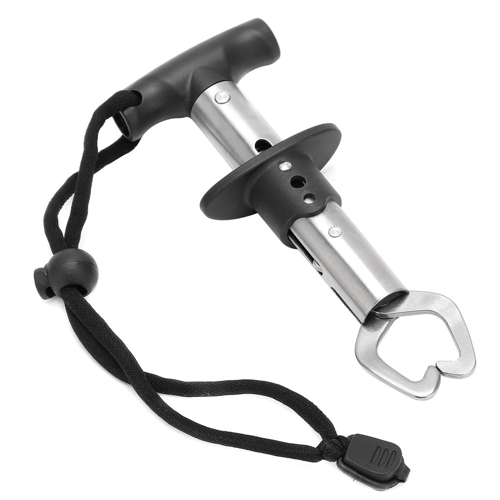 Fish Grip Lip Trigger Lock Gripper Clamp Fish Pliers Grab Stainless Steel Fishing Tool
