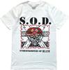 Говори по-английски или умри S.O.D Штурмовики Смерти Футболка Белая Мужская S-5XL E1430 Унисекс Футболка