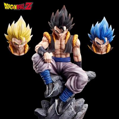 23 см/9,06 дюйма Аниме Dragon Ball Фигурка Гоготы Фигурки Действия ПВХ Статуя Коллекционная Модель Игрушки Подарки Круглая Сенсорная Сжимаемая Прыгучая Прочная Эластичная