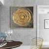 Poster Modern Wall Art Pictures Gold Foil Canvas Oil Paintings Printed Wall Pictures For Living Room Decor Abstract Art Cuadros