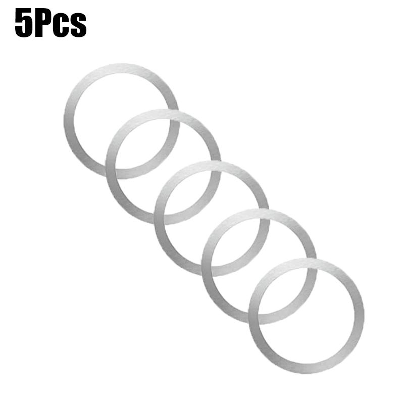 5Pcs Universal Magnetic Metal Plate Ring For Magsafe Wireless Charger Iron Sheet Sticker Magnet Car Phone Holder Accessories
