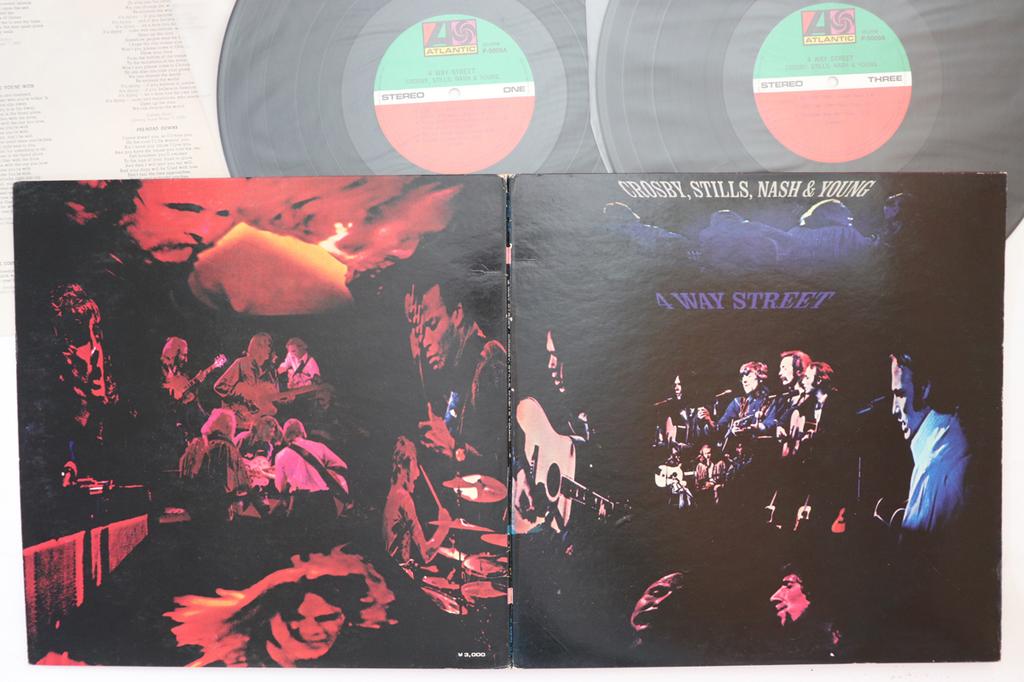LP Record CROSBY, STILLS, NASH & YOUNG - 4 Way Street P50089A ATLANTIC 1972 Japan Rock Used