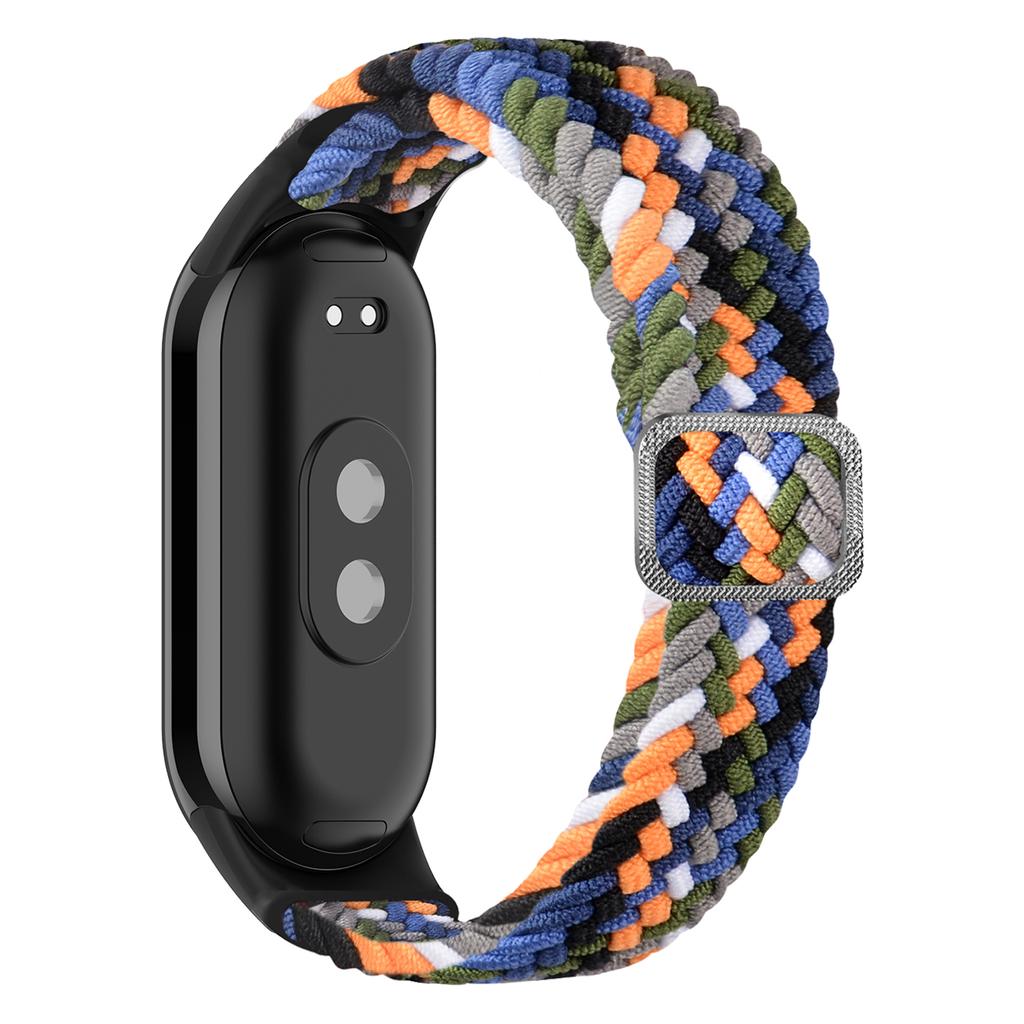 For Xiaomi Smart Band 9 NFC/9/8 NFC/8 Stretchy Nylon Watch Band Adjustable Braided Sport Strap