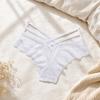 Underwear Women Lace Floral Thong Low-Rise T-back Panties Lace Solid Briefs  Female