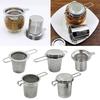 With Lid Tea Infuser Filter Reusable Tea Strainer Creative Mesh Tea Infuser Home