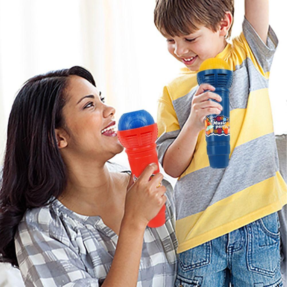 Simulated Microphone Mic Voice Changer Toy ABS Microphone Toy Echo Microphone Early Education