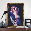 Hip Hop Artist Portrait Tin Plaque Poster Customized Wall Art Retro Vintage Metal Signs for Man Cave Gaming Room Decoration Home