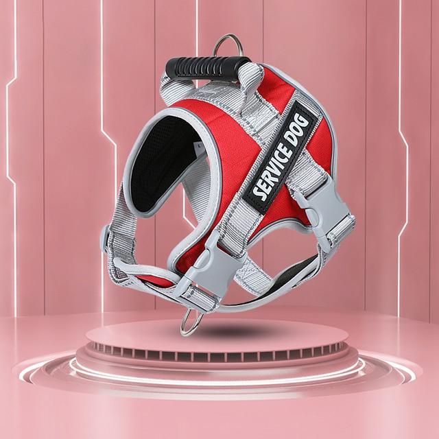 Шлейка для собак, жилет для лабрадора-ретривера, нагрудная одежда, веревка для средней и большой собаки, светоотражающая регулируемая одежда для прогулок на открытом воздухе, товары для домашних животных