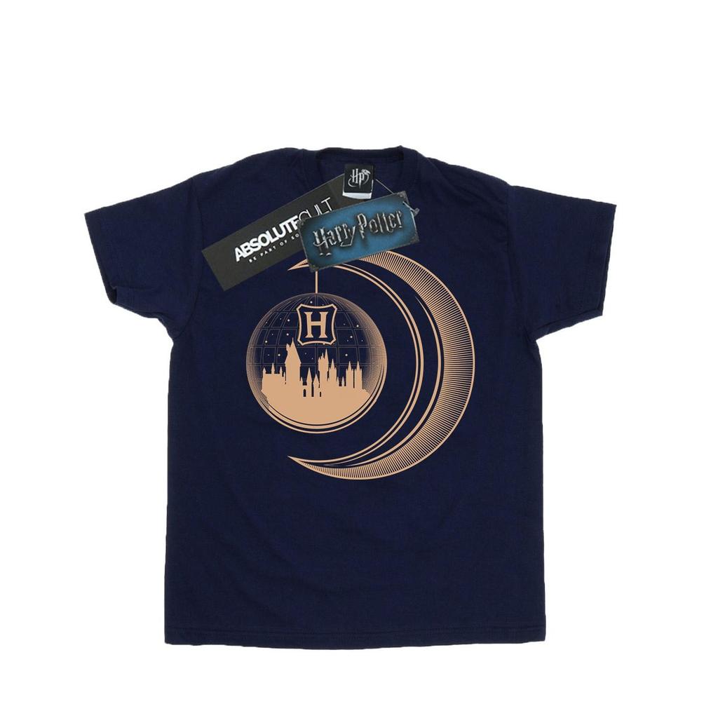 Harry Potter Mens Hogwarts Moon T-Shirt