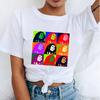 Womens Tshirt Womens Fashion Tshirt Bob Marley Printed Casual Round Neck Cute Short Sleeve Summer Top Harajuku Tshirt