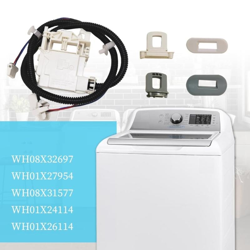 Washing Machine Lid Lock Washing Machine Repair Set Washer Maintenance Set Washing Machine Assembly for Secure Closure