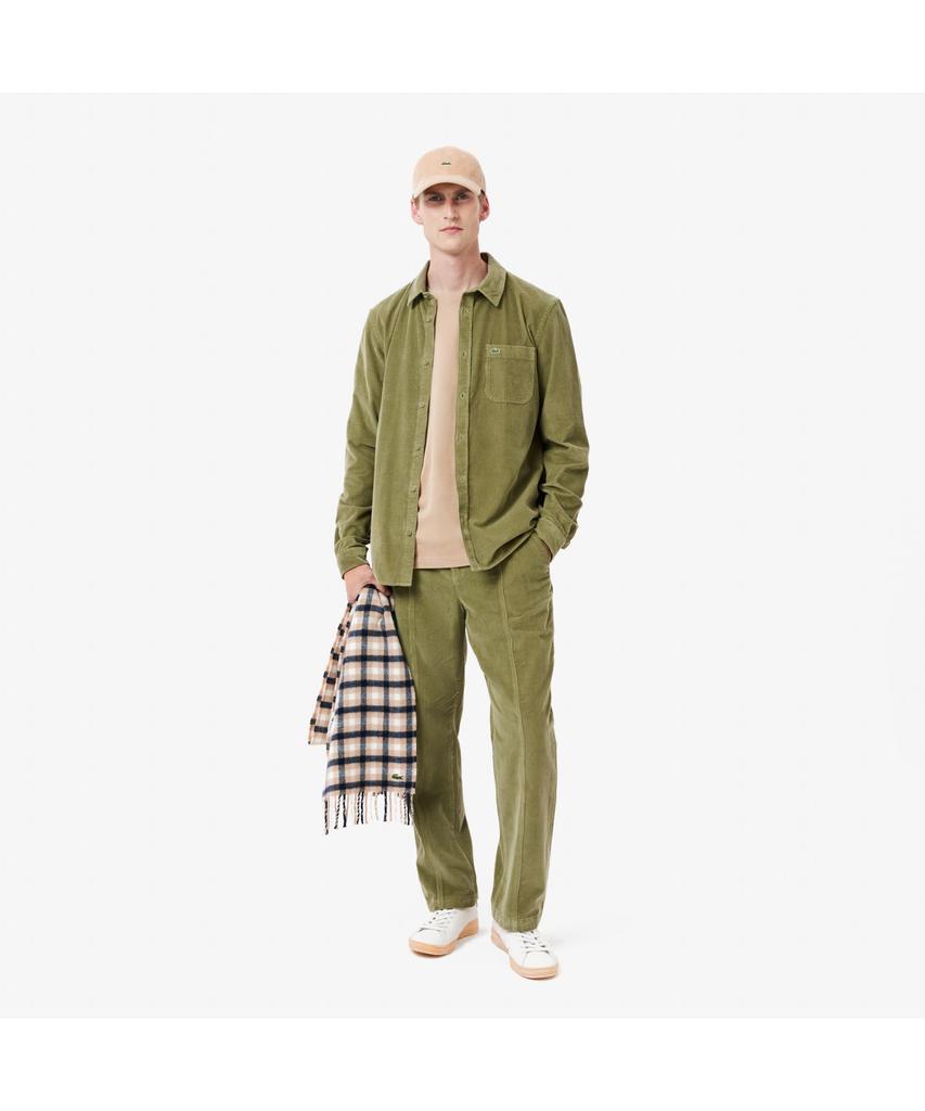 Мужские вельветовые брюки LACOSTE Hh5963-54N Bmy