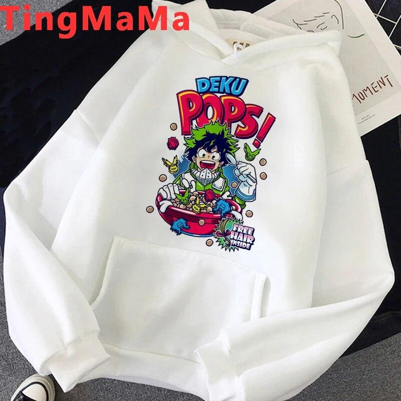 Толстовки с капюшоном из японского аниме «Мой герой Академии» унисекс Kawaii Shoto Todoroki уличная одежда с графикой унисекс толстовки Harajuku Dabi мужские унисекс