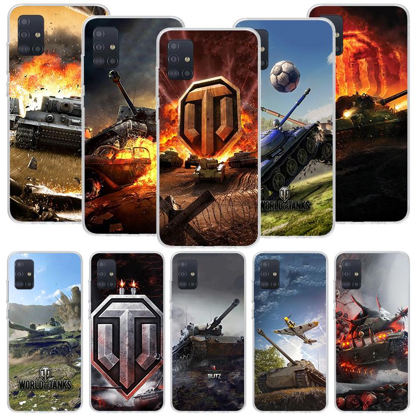 Чехол для телефона World of Tanks для Samsung Galaxy A52 A32 A22 A12 A02S A50S A30S A51 A31 AA71 Note 20 Ultra 10 S10 Plus Galaxy A52 A4