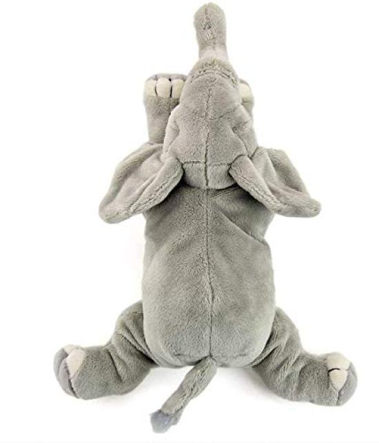 Carolata African Elephant Plush Toy (Nestling SeriesSoft To the Touch) Realistic Elephant Animal Toy Doll Gift Present Birthday (Checked Twice)