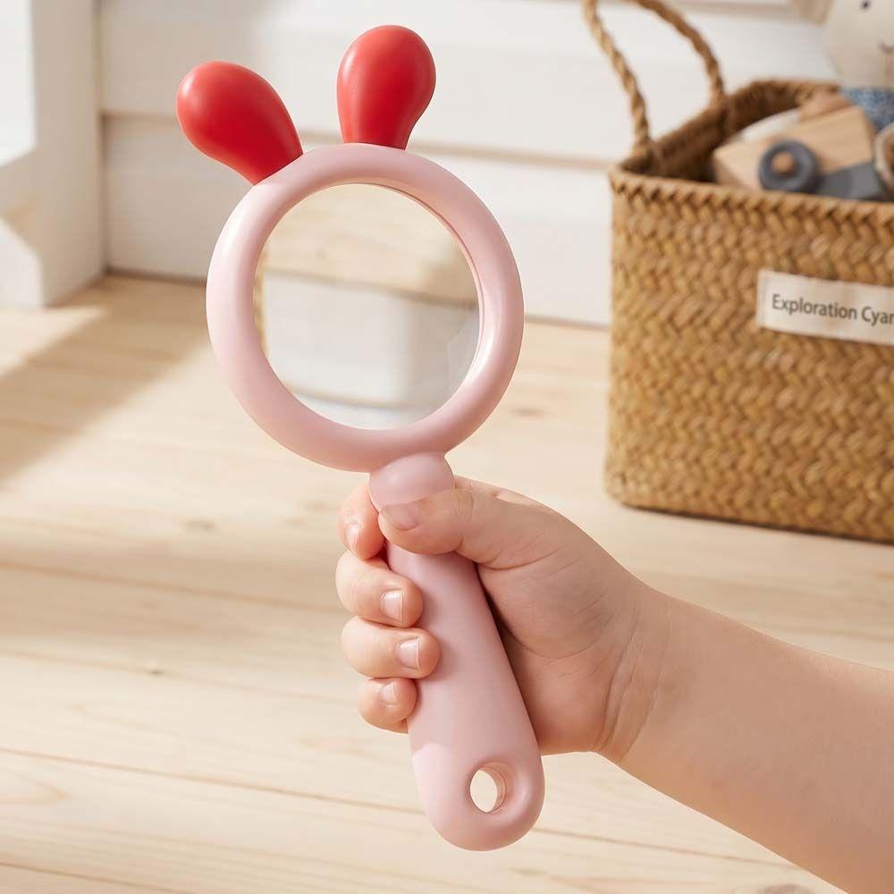 Cartoon Design Magnifying Glass Mini Pocket Size Optical Lenses Reading Glass Elementary School