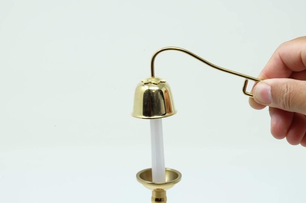 Candle Snuffer, Brass Product (solid Brass), Width 11.8 Cm