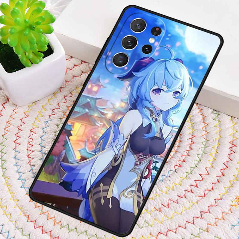 Ganyu Genshin Impact мягкий силиконовый чехол для телефона для Samsung Galaxy note 10 pro S26 S25 S24 S23 S22 S21 Plus S25Ultra Capa Cover
