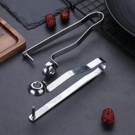 Инструмент для удаления сердцевины из мармеладной вишни, нескользящая ручка, функция легкой фиксации, инструмент для удаления сердцевины мармелад из нержавеющей стали