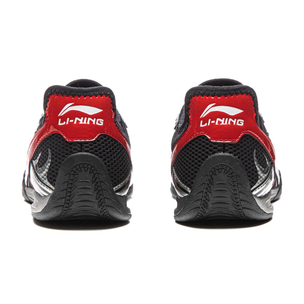 Li Ning Filin Racing Slip-On CNY Спортивные Удобные Износостойкие Амортизирующие Низкие Повседневные Туфли Мужские повседневные туфли Черный Серебристый AGLW059-1