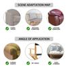 1/2/4Pcs Cat Scratch Sofa Protection Pads Self-adhesive Pet Furniture Protectors Cover Anti-cat Scratch Couch Stickers