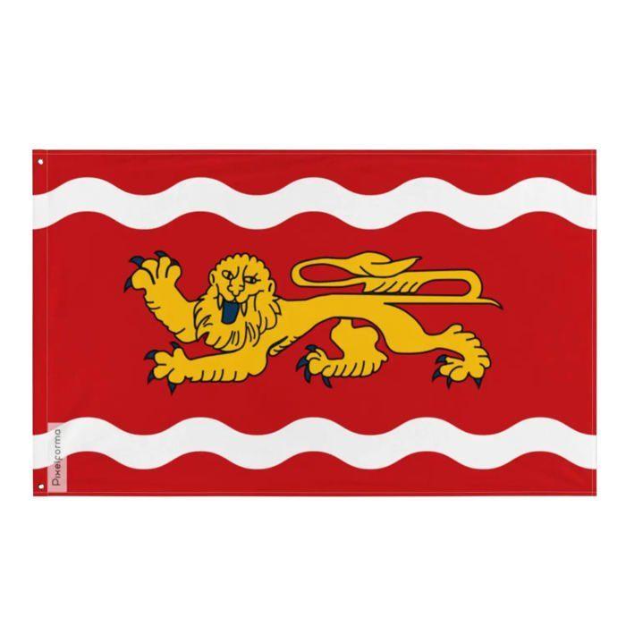 Drapeau - Lot-et-Garonne - 64 X 96 Cm - Polyester - Impression Recto/verso - Œillets En Fer