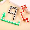 Detachable Magic Snake Cube Transformable Cube Magic Snake Ruler Puzzle  Kids/Children/Toddler