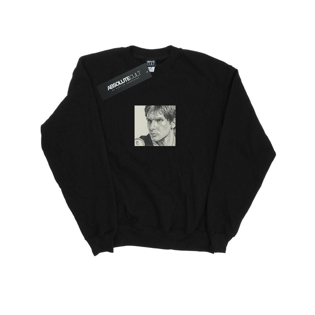 Star Wars Mens Han Solo Drawing Sweatshirt