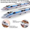 Child Simulation Sound And Light High-speed Rail Toy Alloy Model For Boys Realistic Design And Durable Material