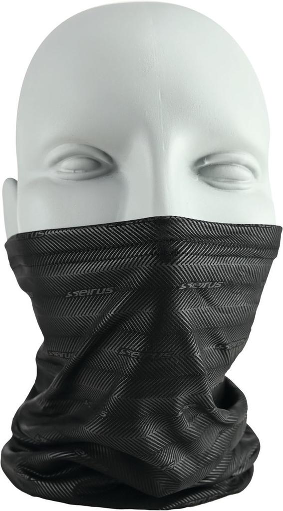 Seirus Heatwave Neck Carbon 16978 Японский согревающий шарф, Волокно, [Официальный продукт]