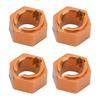 4Pcs Easy Installation RC Wheel Hex Drive Adapter for FMS FCX24 1/24 RC Car