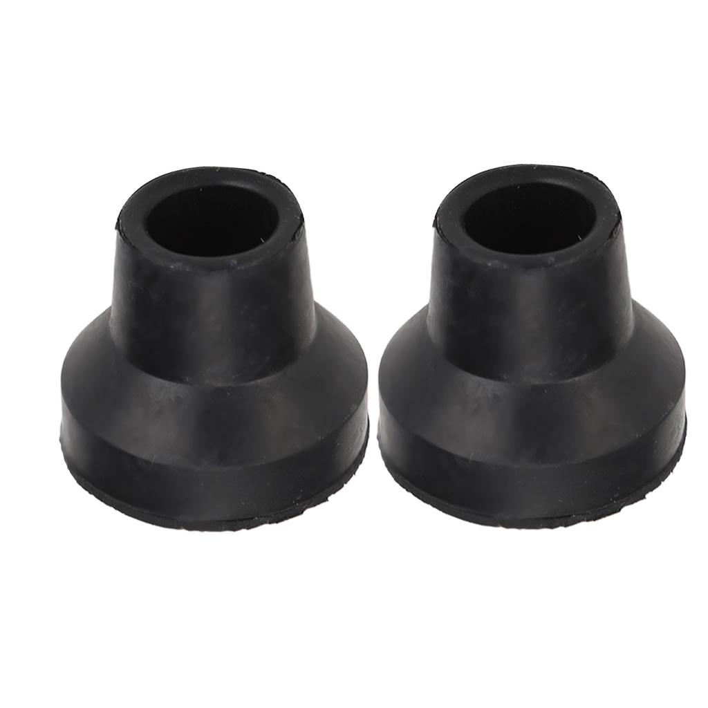10Pcs Cane Tips Rubber Skid Resistance Wearproof Walking Crutch Tips for Standard and Folding Walkin